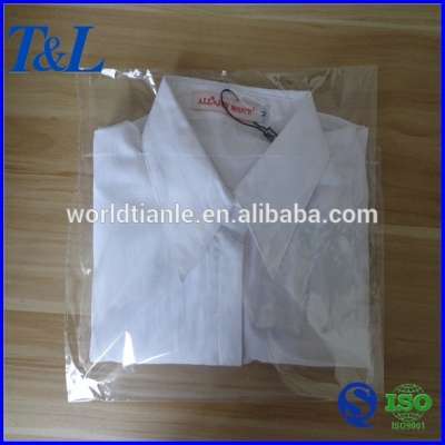 OPP plastic garment bag, t-shirt clear cheap garment OPP bags packaging clothes, clear plastic clothes packaging bags