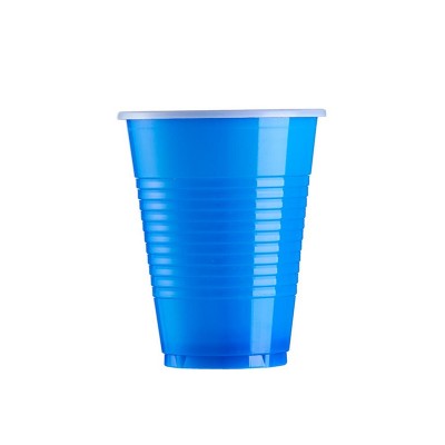 Factory outlet disposable custom made  blue plastic cup 200ml 300ml