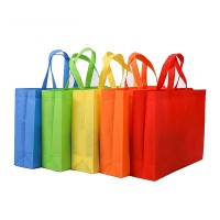 2018 new environmental suit glitter promotional non-woven shopping bag